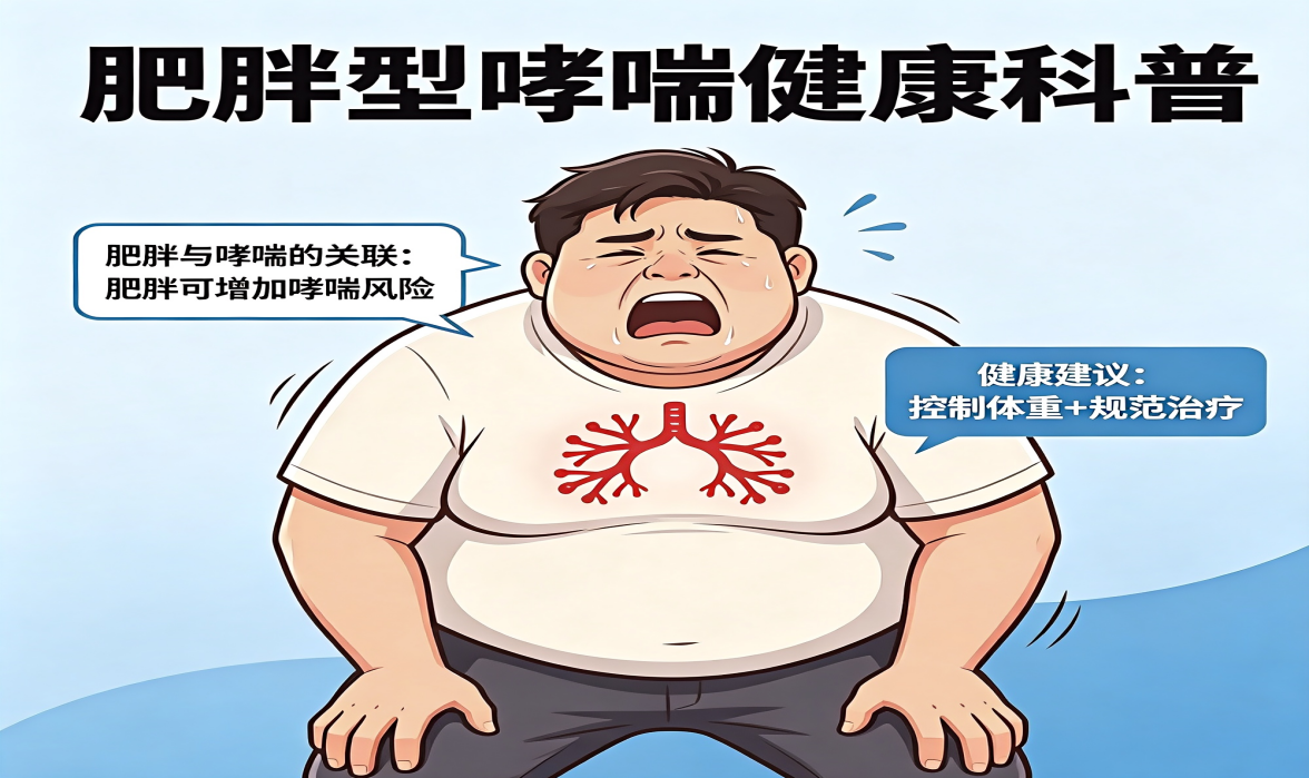 体重超标，呼吸遭殃&mdash;&mdash;认识肥胖型哮喘